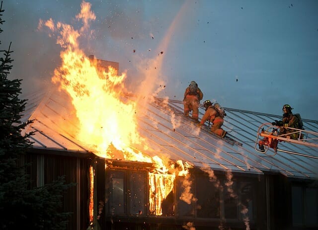 lesiones por incendios