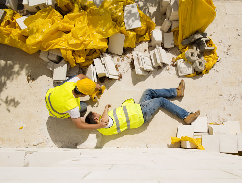 resbalones y caídas lugar de trabajo