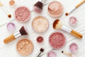 talco en maquillaje