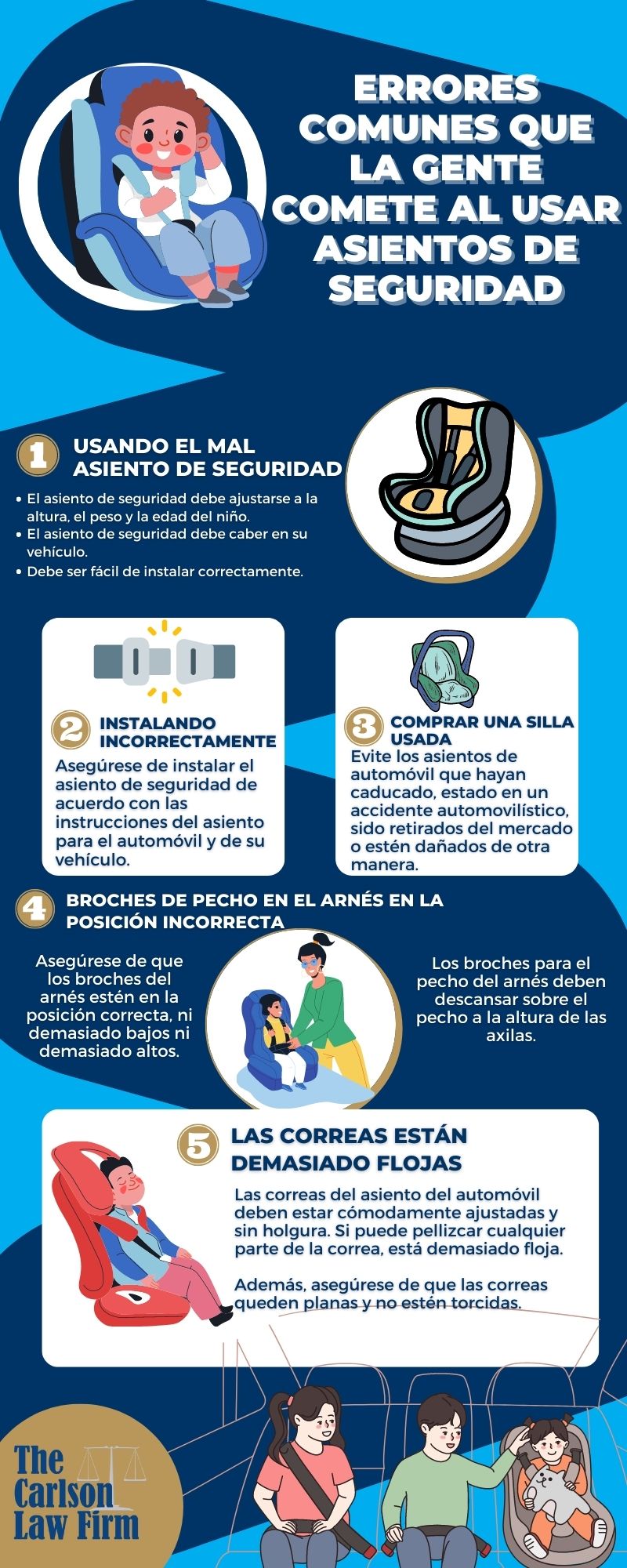 Dado que los niños son vulnerables, es importante estar familiarizado con las leyes de asientos de seguridad en Texas para mantener a su hijo seguro.