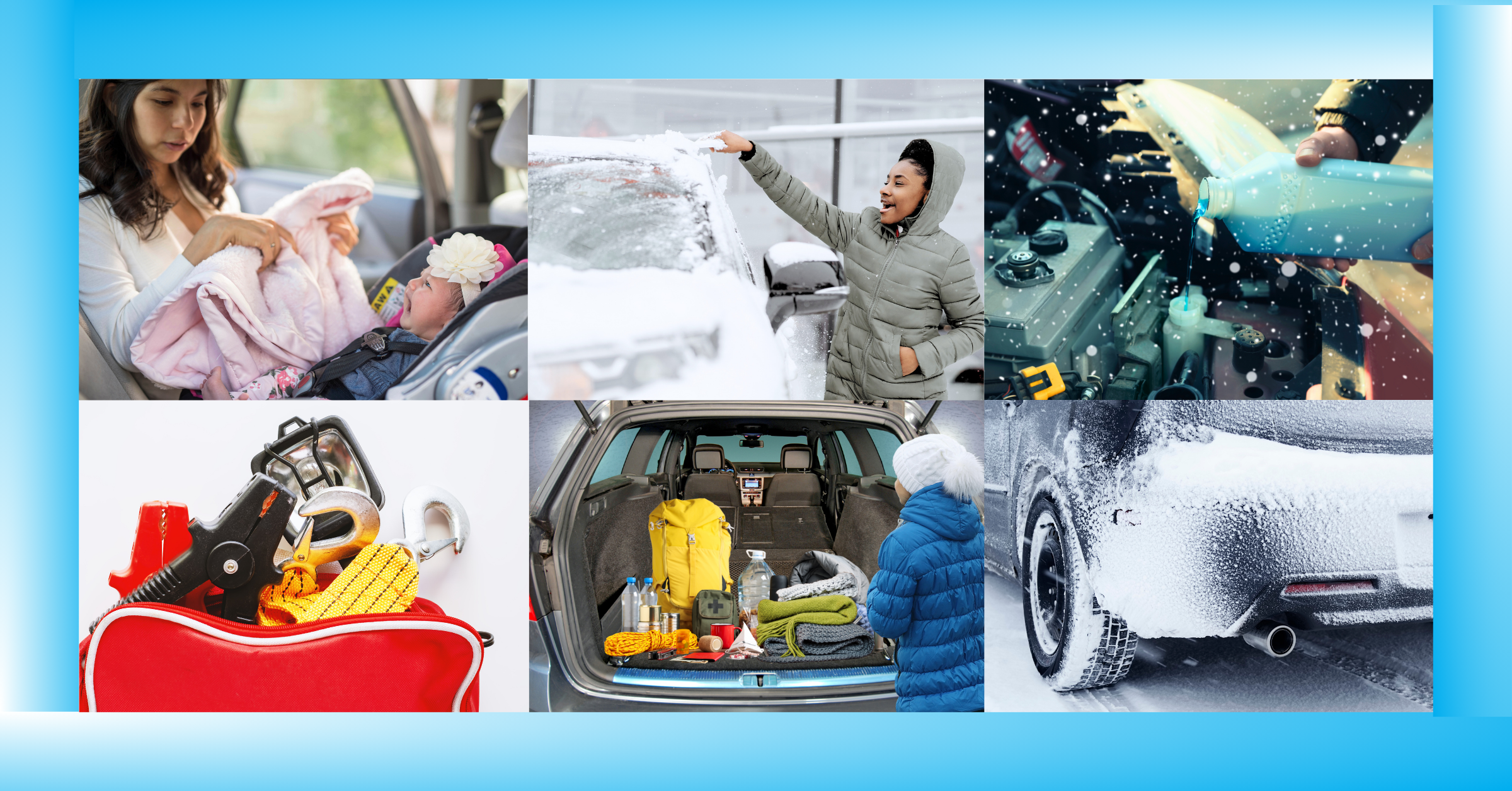 Consejos para prepararse para conducir en el invierno, conducir en la nieve, guiar cuando hace frío, Tips to drive in cold weather