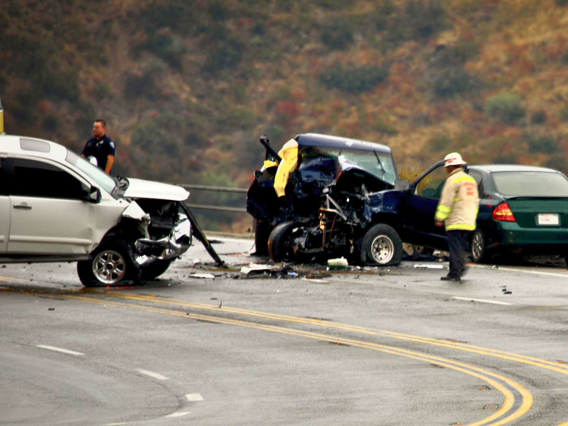 accidentes de auto de varios vehiculos