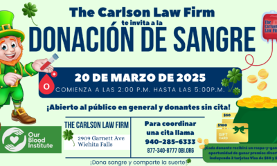 Donación De Sangre En Wichita Falls