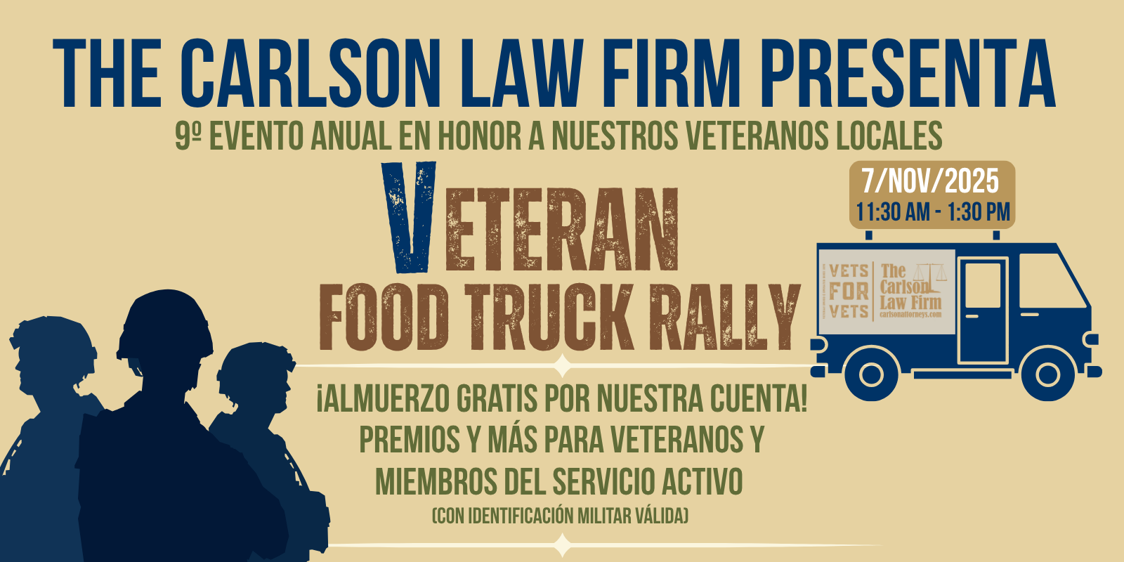 celebración del dia de veteranos 2025 en Killeen, comida gratis para militares activos y retirados
