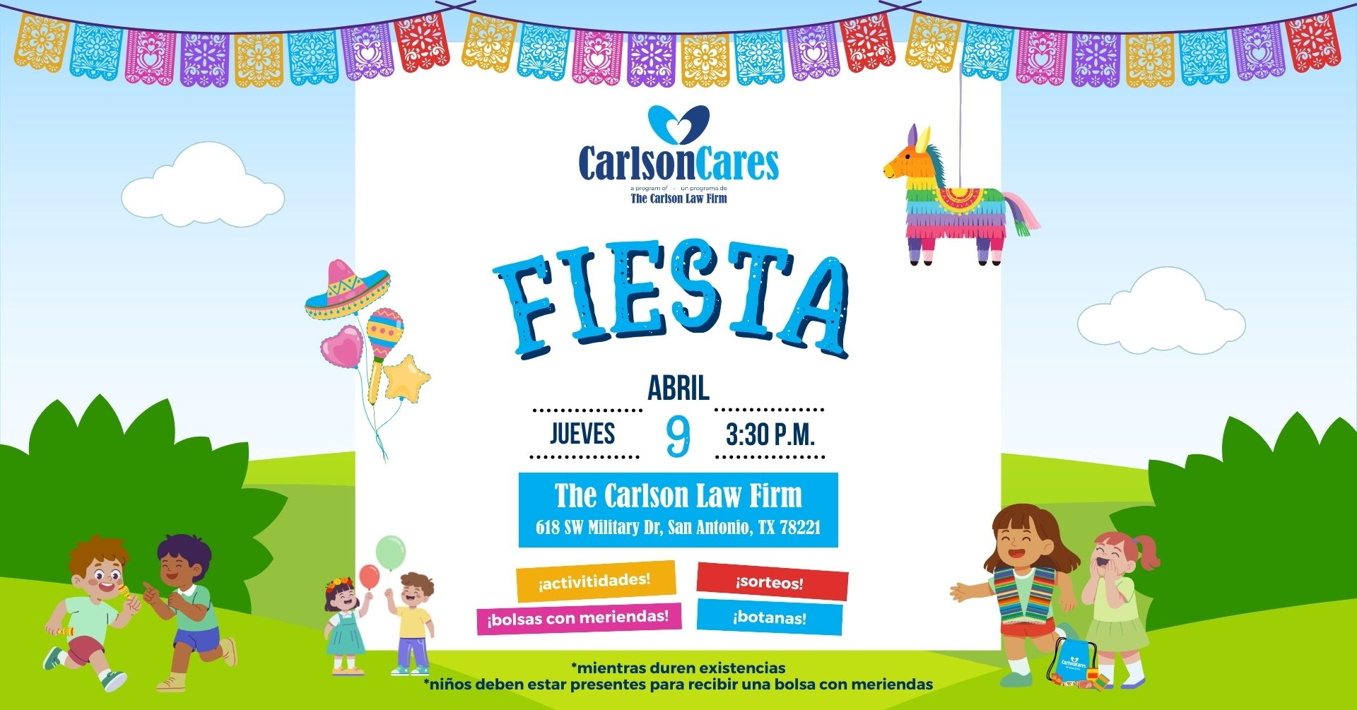 Carlson Cares Celebra FIESTA San Antonio 2026 en familia 2026 es un evento comunitario gratis en San Antonio para gratis