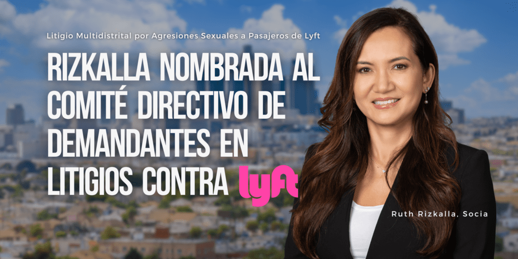 Lcda. Rizkalla nombrada abogada líderes de demandas de Lyft