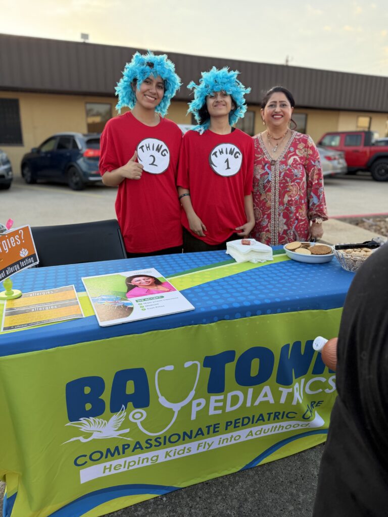 The Carlson Law Firm agradece a Baytown Pediatric por apoyar el evento.