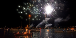 Pasar el cuatro de julio en bote