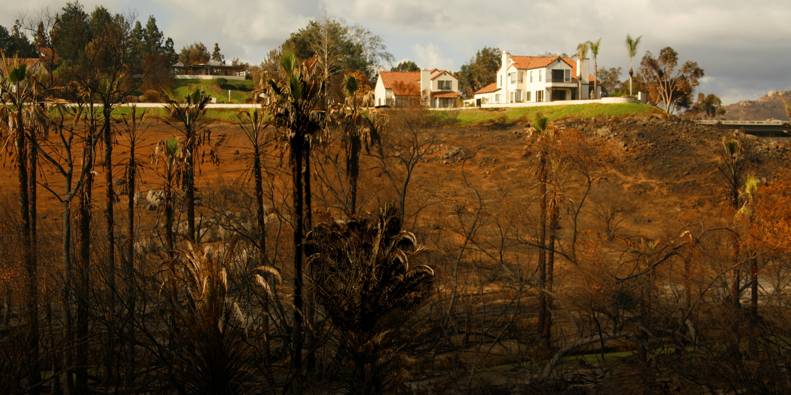 Pasos después de que un incendio forestal quema mi casa o terreno