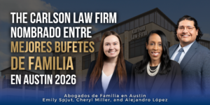 mejores firmas de abogados de familia en Austin 2026, abogada cheryl miller, abogada emily spjut, abogado alejandro lópez