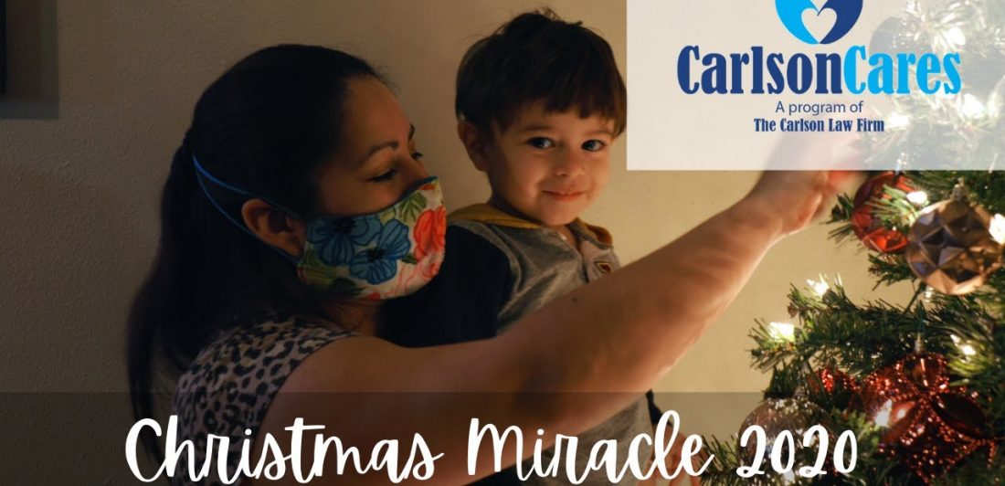 Los milagros navideños se han entregado a tres familias en Texas.