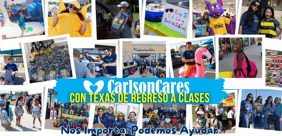 Carlson Law Firm apoya familias, estudiantes y escuelas para regreso a clases comenzando el año escolar 2025-2026