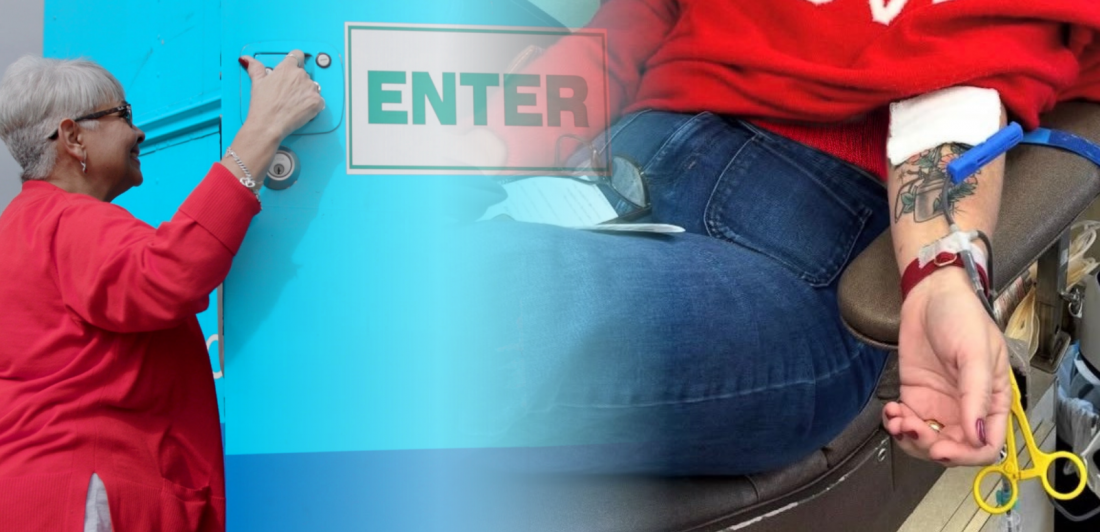 Campaña de donación de sangre de San Valentín en Killeen