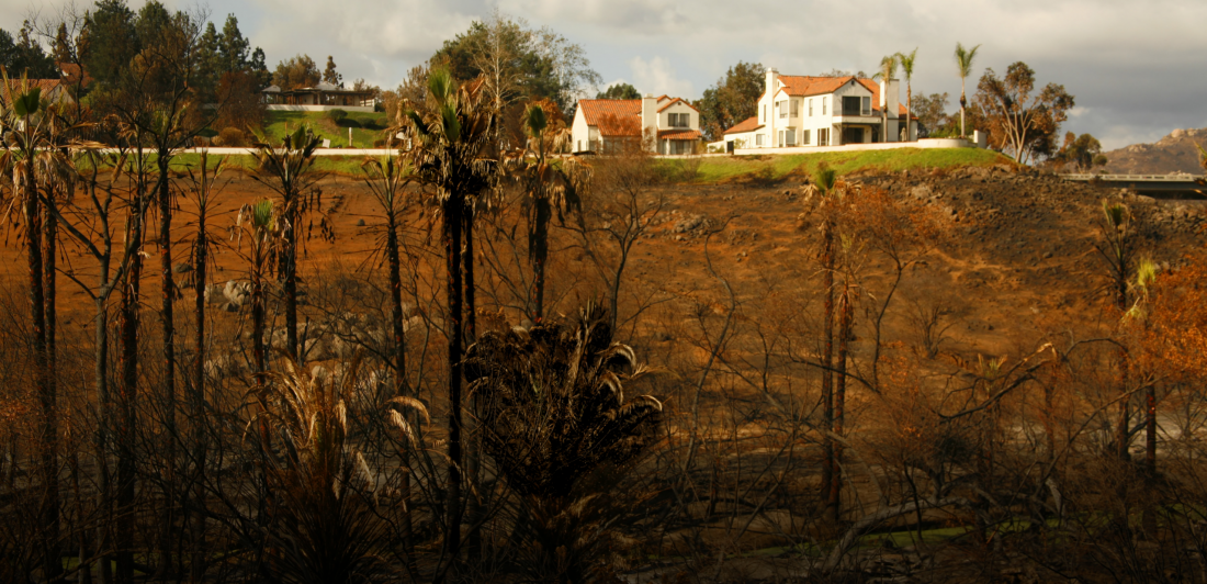 Pasos después de que un incendio forestal quema mi casa o terreno