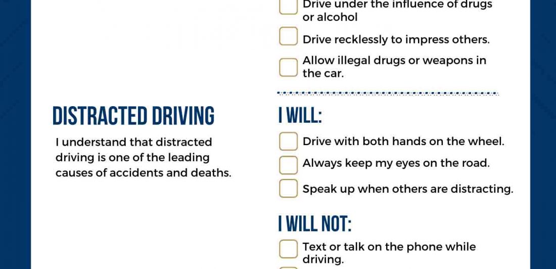 Teen Safe Driving Contract
